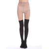 2017 Fashion Women Sexy Black Tinted Sheer False High Stocking Pantyhose Tattoo Tight free shipping hot sales