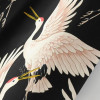 2017 Fashion Women Red Crowned Crane printing Ankle-Length Pants Casual Vintage Wide Leg Pant Loose Comfortable trousers P152