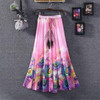 2017 Fashion Women Maxi Skirts Casual Elegant Saia Longa Chiffon Bohemian Vintage Summer Female Long Skirt Flower Ethnic Clothes 2017 Fashion Women Maxi Skirts Casual Elegant Saia Longa Chiffon Bohemian Vintage Summer Female Long Skirt Flower Ethnic Clothes