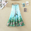 2017 Fashion Women Maxi Skirts Casual Elegant Saia Longa Chiffon Bohemian Vintage Summer Female Long Skirt Flower Ethnic Clothes 2017 Fashion Women Maxi Skirts Casual Elegant Saia Longa Chiffon Bohemian Vintage Summer Female Long Skirt Flower Ethnic Clothes
