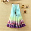 2017 Fashion Women Maxi Skirts Casual Elegant Saia Longa Chiffon Bohemian Vintage Summer Female Long Skirt Flower Ethnic Clothes 2017 Fashion Women Maxi Skirts Casual Elegant Saia Longa Chiffon Bohemian Vintage Summer Female Long Skirt Flower Ethnic Clothes