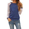 2017 Fashion Women Long Sleeve Lace Patchwork Blouses Casual Tunic Shirts Jumper Tops Blusas Femininas Camisas Mujer Plus Size