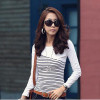 2017 Fashion Women Clothes Striped Long Sleeve Tops Women Clothing Shirts Cotton Casual Shirt Women Plus Size MN231
