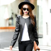 2017 Fashion Winter Autumn Women Faux Soft Leather Jacket Long Sleeve Zippers Motorcycle Coat Black Gray PU Jackets CS616