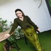 2017 Fashion Velvet High Waist Wide Leg Pants Women Autumn Winter New Trousers Clothing Velour Baggy Loose Long Full Length New