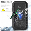 Metal Aluminum Cover for iPhone 4S 5S 6 6S 7 Plus Case Luxury Doom Armor Waterproof Cover for iPhone 5 6 7 Plus +Tempered Glass