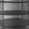 Mesh Collapsible Hanging Net Black Drying Rack Wardrobe Clothes Basket Laundry Storage Bag Herb Bud Drying Homeware 2FT 8 Layers