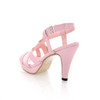 Meotina Women Sandals Gladiator Sandals Women Summer Platform Sandals Big Size 10 42 High Heels Female Cutout Pink Ladies Shoes