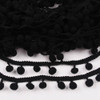FENGRISE Lace Fabric 5 yard 1cm Sewing Accessories Pompom Trim Pom Pom Decoration Tassel Ball Fringe Ribbon DIY Material Apparel