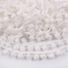 FENGRISE Lace Fabric 5 yard 1cm Sewing Accessories Pompom Trim Pom Pom Decoration Tassel Ball Fringe Ribbon DIY Material Apparel