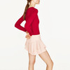 Fengmeisi Ruffles shorts skirts women Sexy drawstring beach solid color summer shorts Loose streetwear shorts P3852