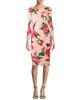 Fenghua Fashion Elegant Summer Dress Women 2018 Spring Long Sleeve Foral Dress Vintage Sexy Work Office Party Bodycon Dresses