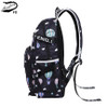 FengDong waterproof fabric school bags for girls cute butterfly decoration usb backpack laptop bag 15.6 schoolbag girl book bag