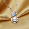 FENASY Leaf Pendant,Nice Cute White Pink Pearl Necklace women,necklaces & pendants choker necklace fashion jewelry with gift box FENASY Leaf Pendant,Nice Cute White Pink Pearl Necklace women,necklaces & pendants choker necklace fashion jewelry with gift box