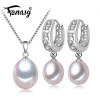 FENASY fashion Jewelry Sets silver Earrings For Women,925 sterling silver fashion earrings, freshwater pearl jewelry 2017 new FENASY fashion Jewelry Sets silver Earrings For Women,925 sterling silver fashion earrings, freshwater pearl jewelry 2017 new