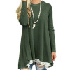 Femme Autumn Blouse Casual Women Blouses Tops Loose Shirts Winter 2018 Basic Lace Shirt Track Jumper Tunic Long Blusas GV184