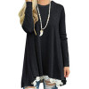 Femme Autumn Blouse Casual Women Blouses Tops Loose Shirts Winter 2018 Basic Lace Shirt Track Jumper Tunic Long Blusas GV184