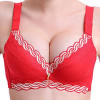 Female Underwear small breast Push Up Bra minimizer deep vs 5cm thick Padded brassiere lace bras women's push up bra