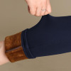 Female Oversized Trousers for work office Autumn Winter plus size velvet Trousers warm Elastic Pencil Pants Elastic Waist Pants