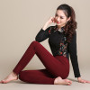 Female Oversized Trousers for work office Autumn Winter plus size velvet Trousers warm Elastic Pencil Pants Elastic Waist Pants