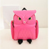 Female Owl Backpack Women Shoulder Bag Girls Black PU Leather School Bags Backpacks Women Backpack