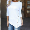 Female Irregular Blouses 2018 Tunic Shirt Autumn Winter Women Long Sleeve Shirts Loose Botton Solid Blusas Top Plus Size GV980