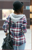 FEKEHA M-XXL 2018 Ladies Blouses Summer Two Pockets Casual Cotton Hoodies Plaid Shirts Women Cotton Blusas Feminina Women Tops