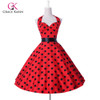 2017 new style Summer Womens Plus size 50s 60s Retro robe Vintage Rockabilly Party Cocktail Dresses Polka Dots Pin up clothing 2017 new style Summer Womens Plus size 50s 60s Retro robe Vintage Rockabilly Party Cocktail Dresses Polka Dots Pin up clothing