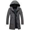 2017 new style Men's casual hooded winter jackets thicken white duck down hooded jacket men , men's white duck down coat men