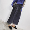 2017 New Spring Summer Womens Fashion Thin Chiffon Wide Leg Pants Pleated Elastic High Waist Cropped Trousers Casual Loose Pants 2017 New Spring Summer Womens Fashion Thin Chiffon Wide Leg Pants Pleated Elastic High Waist Cropped Trousers Casual Loose Pants
