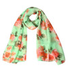 2017 new spring fashion brand scarf Rose Womens elegant casual Voile Long Stole summer sunscreen cape Scarves Shawl Scarf