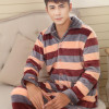 2017 New Spring Autumn Winter coral fleece Men Sleepwears Male Set plus size XXXL Thick flannel lounge long-sleeve Pajama Sets