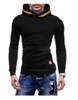 2017 New Spring Autumn Hoodies Men Fashion Brand Pullover Solid Color Turtleneck Sportswear Sweatshirt Men'S Tracksuits Moleton