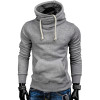 2017 New Spring Autumn Hoodies Men Fashion Brand Pullover Solid Color Turtleneck Sportswear Sweatshirt Men'S Tracksuits Moleton