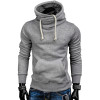 2017 New Spring Autumn Hoodies Men Fashion Brand Pullover Solid Color Turtleneck Sportswear Sweatshirt Men'S Tracksuits Moleton