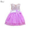 2017 Summer Cotton Baby Aestheticism Fairy Tale Petals Colorful Dress Chiffon Princess Newborn Baby Dresses For