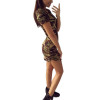 2017 Summer Camouflage Printed Women Dress Casual Female New Brand Lady Mini Dresses