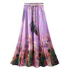 2017 Summer Bohemian Long Skirt Chiffon Vintage Faldas Largas Elegant Print Saia Longa Ladies Casual Maxi Skirts Women Clothes 2017 Summer Bohemian Long Skirt Chiffon Vintage Faldas Largas Elegant Print Saia Longa Ladies Casual Maxi Skirts Women Clothes