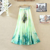 2017 Summer Bohemian Long Skirt Chiffon Vintage Faldas Largas Elegant Print Saia Longa Ladies Casual Maxi Skirts Women Clothes 2017 Summer Bohemian Long Skirt Chiffon Vintage Faldas Largas Elegant Print Saia Longa Ladies Casual Maxi Skirts Women Clothes