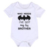 2017 Summer Batman Baby Romper Newborn Baby Boy Girl Clothes Short Sleeve Cotton Outfits Toddler Kids Jumpsuit Rompers 0-24M