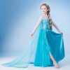 2017 Summer Baby Girl Dress Princess Vestidos Fever 2 Anna Elsa Dress Birthday Party Dress Children Clothing For Kids Costume