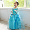 2017 Summer Baby Girl Dress Princess Vestidos Fever 2 Anna Elsa Dress Birthday Party Dress Children Clothing For Kids Costume