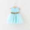 2017 Summer Baby Girl Dress Newborn Cotton Princess Dress Baby Girl Clothes GD-443 Wedding Baby Girl Party Dress Kids Clothes