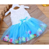 2017 Summer Baby Girl Dress Kids Baby Girls Clothing Dresses Beautiful Flower Dress Sleeveless Tutu Princess Dress