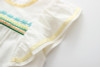2017 Summer Baby Dress Cotton Infant Girl Dresses Ruffles Toddler Baby Girl Clothes white 0-2T