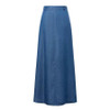 2017 Summer Autumn Long Maxi Skirt High Waisted Floor Length Denim Jeans Skirts Women Casual Jupe Saia Jeans longa With Pockets