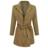 2017 Sale Trench Coat For Women New Fashion Front Open Outwear Tunic Solid Windbreak regular slim solid polyester casual