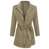 2017 Sale Trench Coat For Women New Fashion Front Open Outwear Tunic Solid Windbreak regular slim solid polyester casual