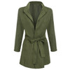 2017 Sale Trench Coat For Women New Fashion Front Open Outwear Tunic Solid Windbreak regular slim solid polyester casual