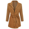 2017 Sale Trench Coat For Women New Fashion Front Open Outwear Tunic Solid Windbreak regular slim solid polyester casual